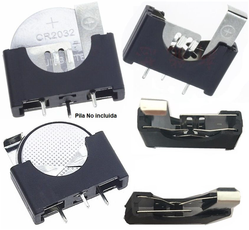 Portapilas CR2025-2032 PCB